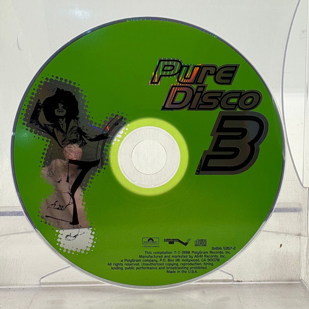 Pure Disco 3 CD Compilation 1998 Polydor PolyGram Records 5357-2 Dance Funk